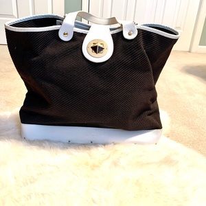 Kate Spade Tote Riad fabric and leather